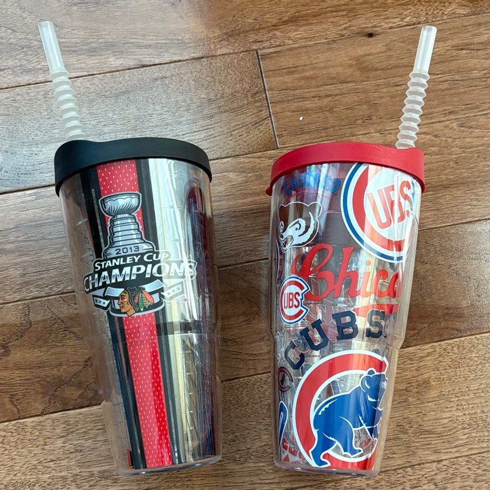Tervis Chicago Cubs and Blackhawks Tumblers
